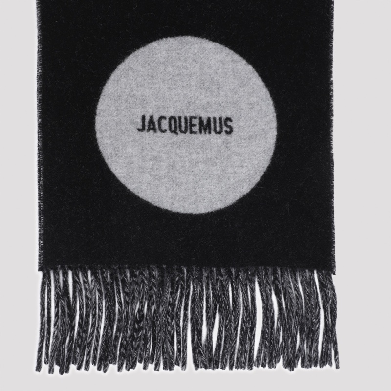 Jacquemus 男女同款 徽標圍巾均碼碼156cm*35cm-3