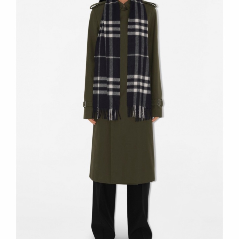 Burberry 男女同款 徽標圍巾均碼碼168cm*30cm-3
