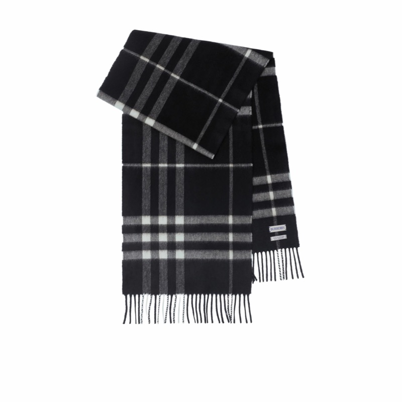 Burberry 男女同款 徽標圍巾均碼碼168cm*30cm-5
