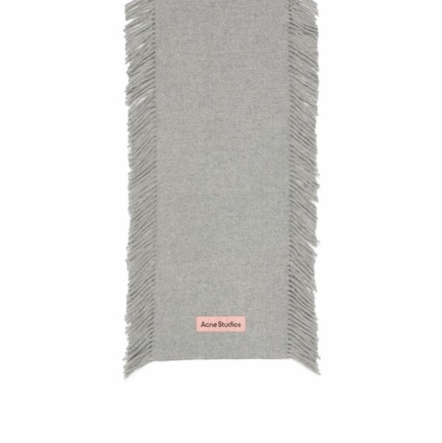 Acne Studios 男士 徽標流蘇圍巾均碼碼175cm*45cm-1