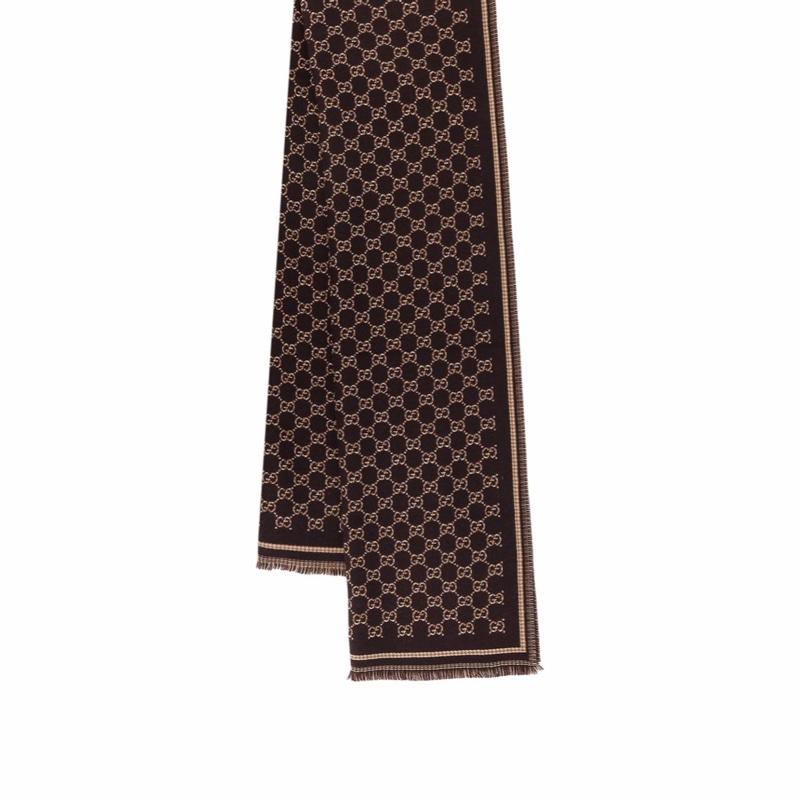 Gucci 男士 GG 圍巾均碼碼180cm*47cm-0