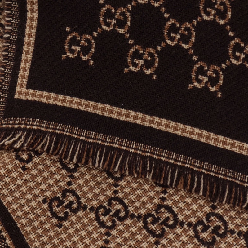 Gucci 男士 GG 圍巾均碼碼180cm*47cm-2