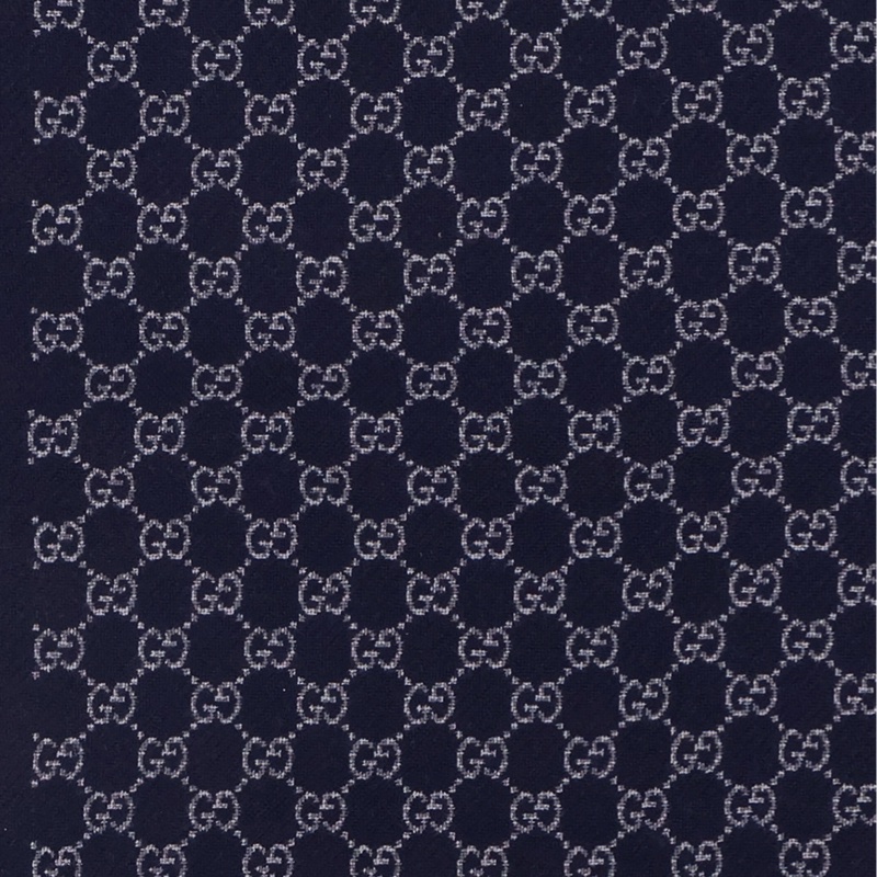 Gucci 男士 圖案圍巾均碼碼180cm*47cm-1
