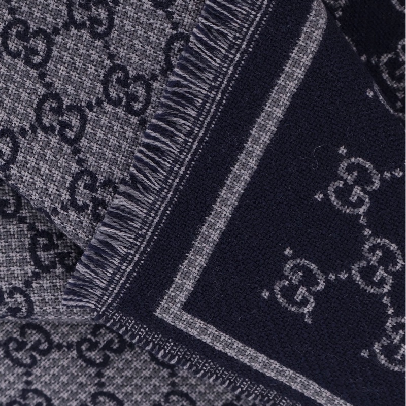 Gucci 男士 圖案圍巾均碼碼180cm*47cm-2