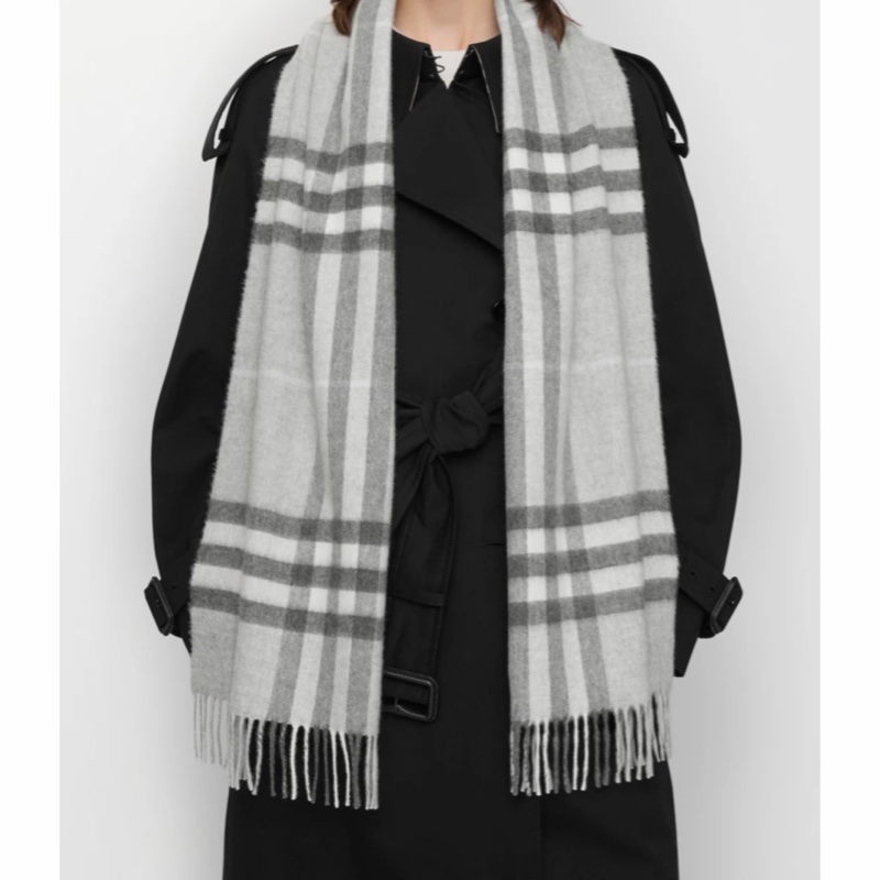 Burberry 女士 格紋圍巾均碼碼168cm*30cm-4