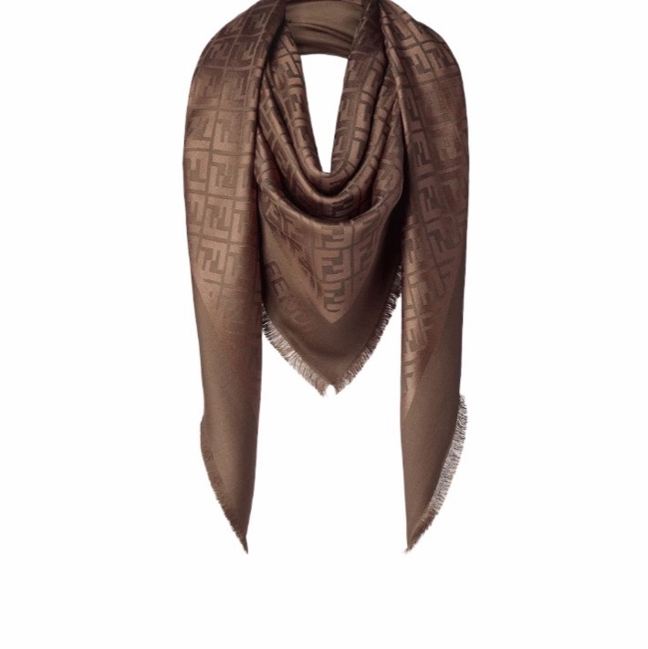 Fendi 女士 FF披肩均碼碼140cm*140cm-3