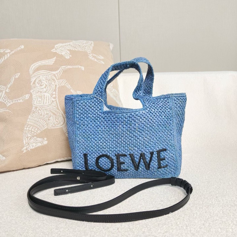 Loewe 草編托特包tote 98新配件塵袋 23*19*10-2