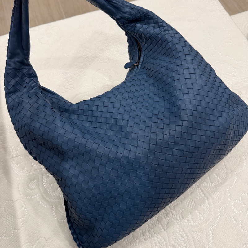 Bottega Veneta Blue Jean牛仔藍色 Classic hobo Hop 大號 large size-0