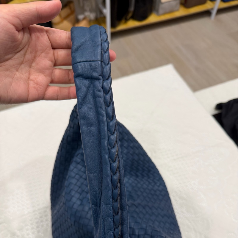 Bottega Veneta Blue Jean牛仔藍色 Classic hobo Hop 大號 large size-9