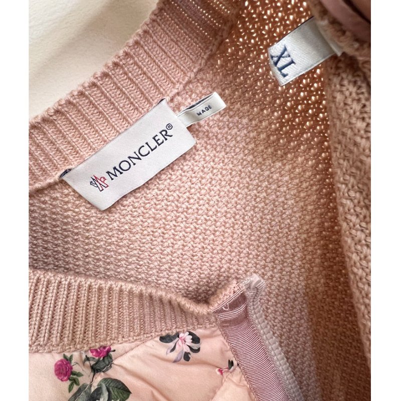 MONCLER 乾燥粉印花針織羽絨外套 XL-8