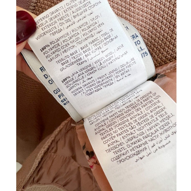 MONCLER 乾燥粉印花針織羽絨外套 XL-10