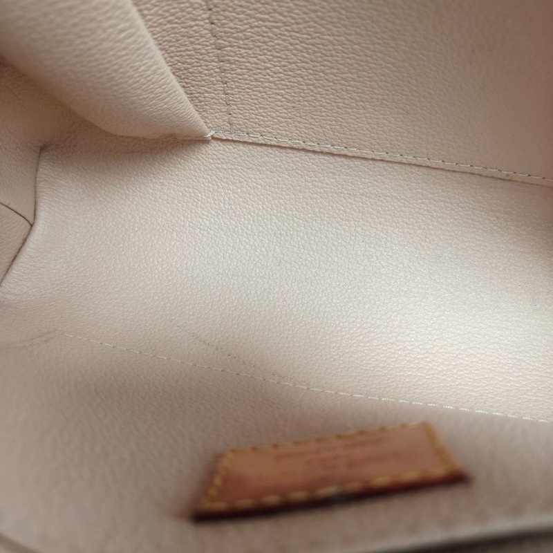 LV老花手拿貝殼化妝包 23.5*15*5 98新配件盒子塵袋-2