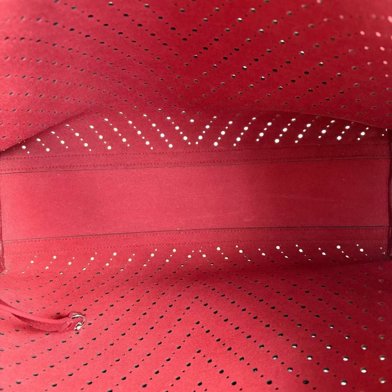 Chanel 鏤空子母購物袋黑色 銀扣 荔枝皮35*28*13 99新配件塵袋保卡-3