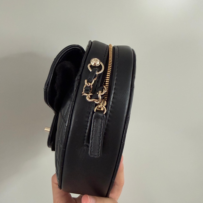 Chanel 愛心包 大號 Jennie同款 香奈兒 黑金-3