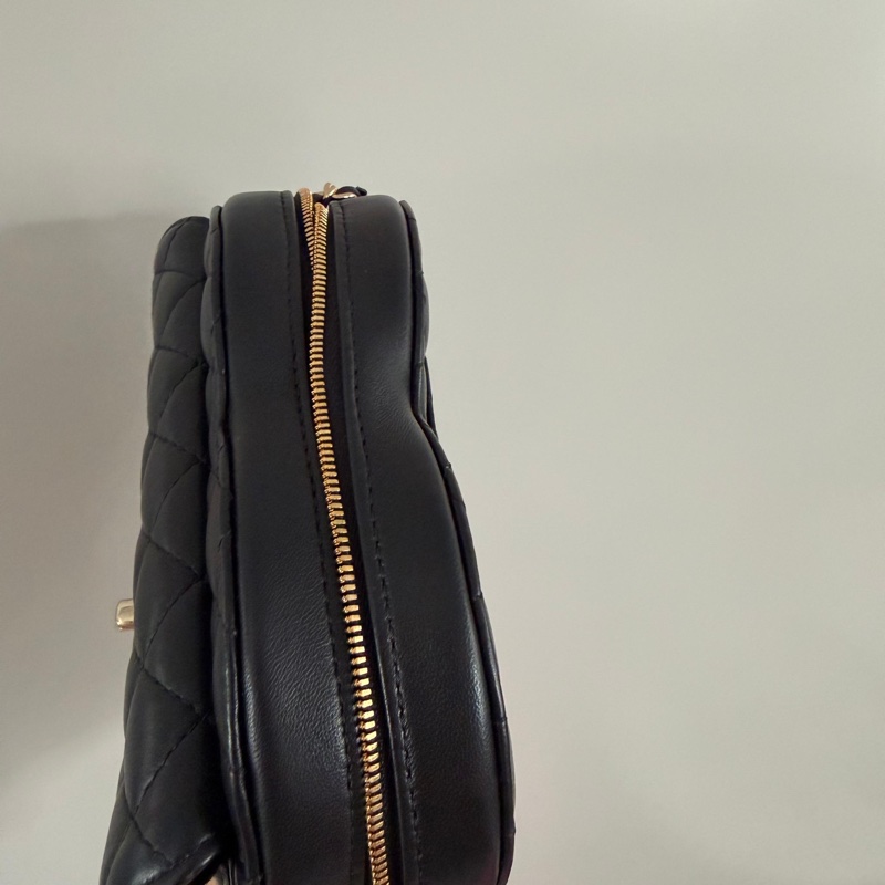 Chanel 愛心包 大號 Jennie同款 香奈兒 黑金-5