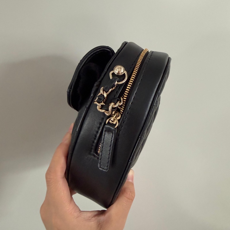 Chanel 愛心包 大號 Jennie同款 香奈兒 黑金-6