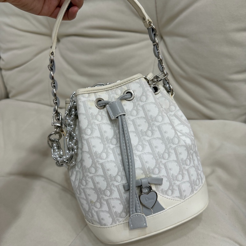 Dior 2007年 情人節限定 mini bucket 迷你 水桶包-3