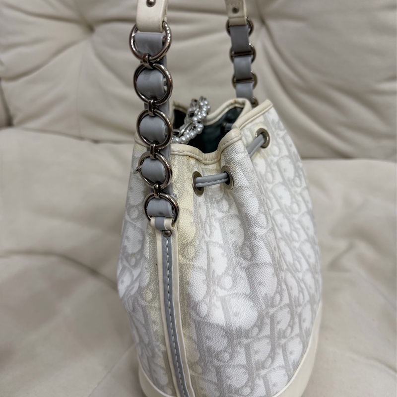 Dior 2007年 情人節限定 mini bucket 迷你 水桶包-12