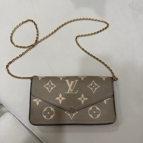 LV斑鳩色 大象灰woc 斜背包