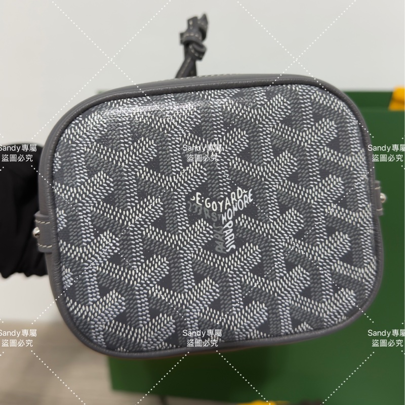 🩶Goyard mini 小水桶 灰色🩶 全新全配-2