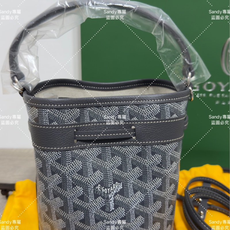 🩶Goyard mini 小水桶 灰色🩶 全新全配-6