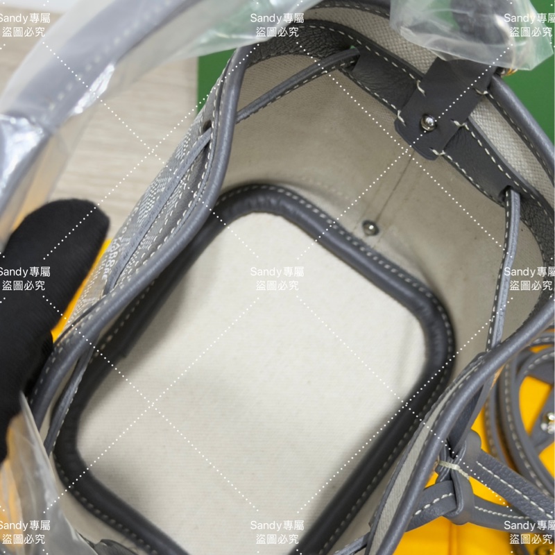 🩶Goyard mini 小水桶 灰色🩶 全新全配-9