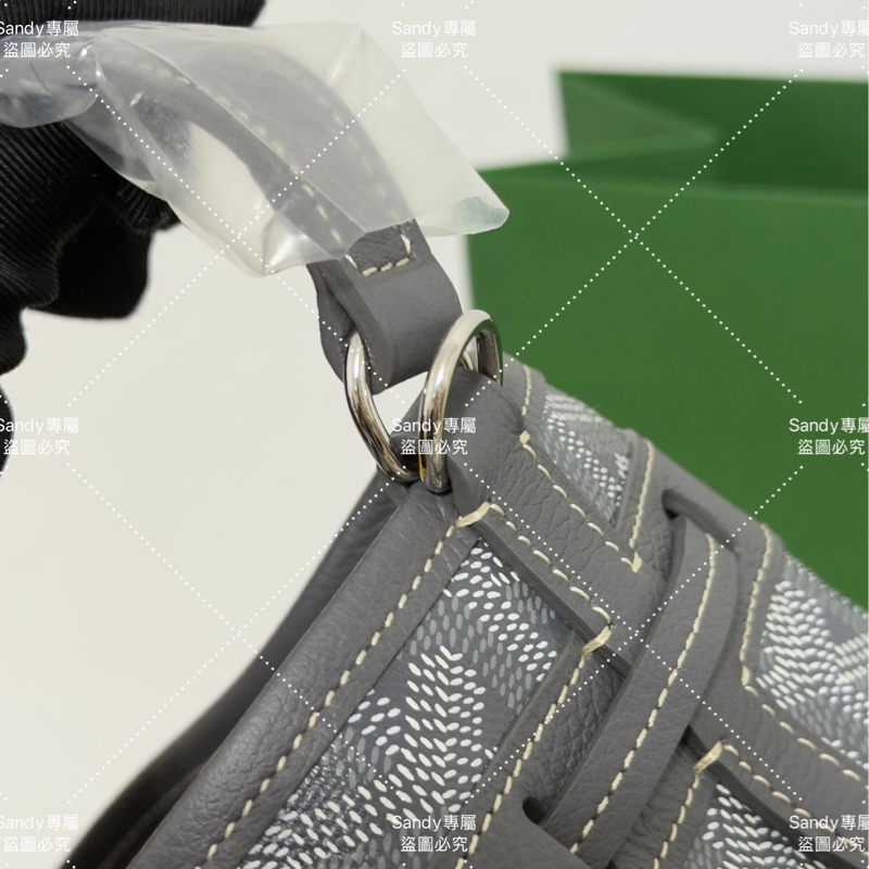 🩶Goyard mini 小水桶 灰色🩶 全新全配-15