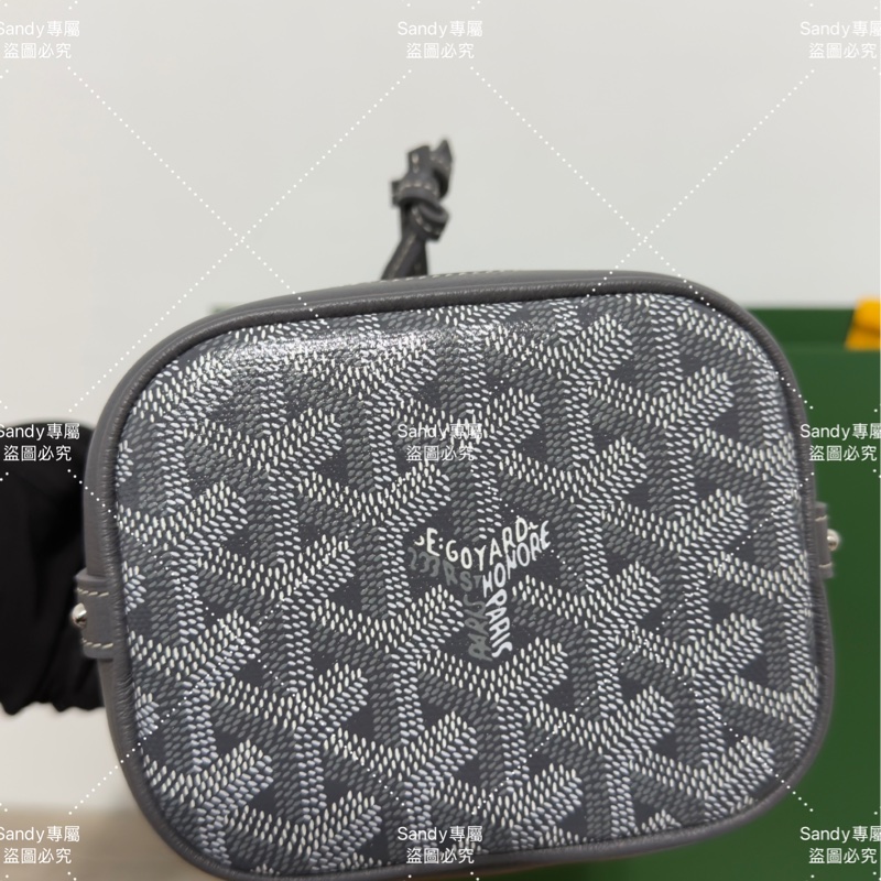 🩶Goyard mini 小水桶 灰色🩶 全新全配-22