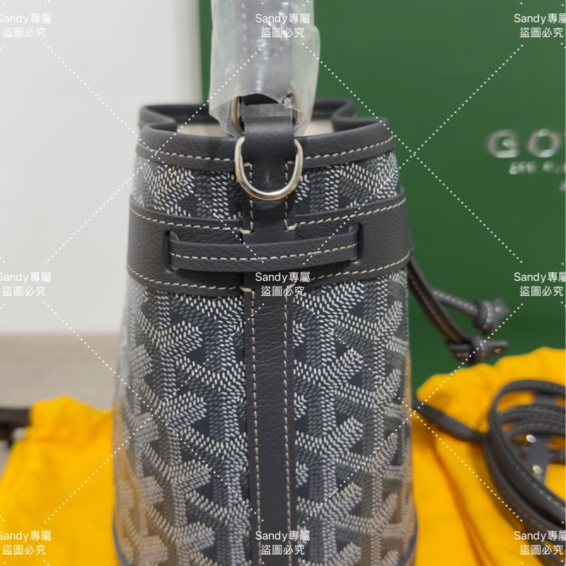 🩶Goyard mini 小水桶 灰色🩶 全新全配-28
