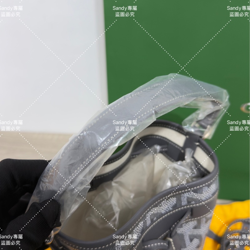 🩶Goyard mini 小水桶 灰色🩶 全新全配-37