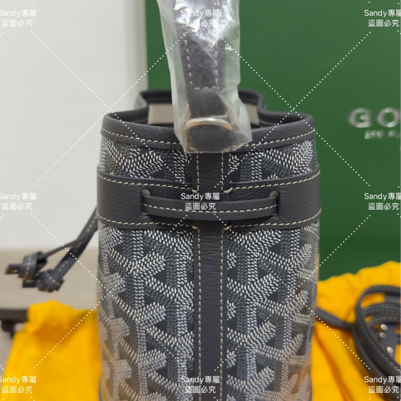🩶Goyard mini 小水桶 灰色🩶 全新全配-57