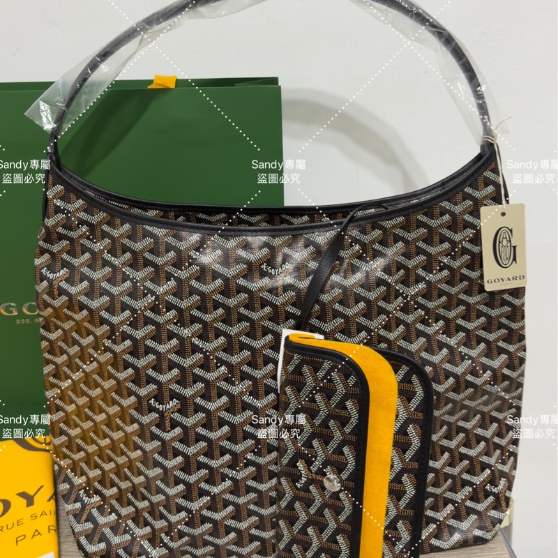 🖤Goyard hobo 黑色 🖤全新全配-10