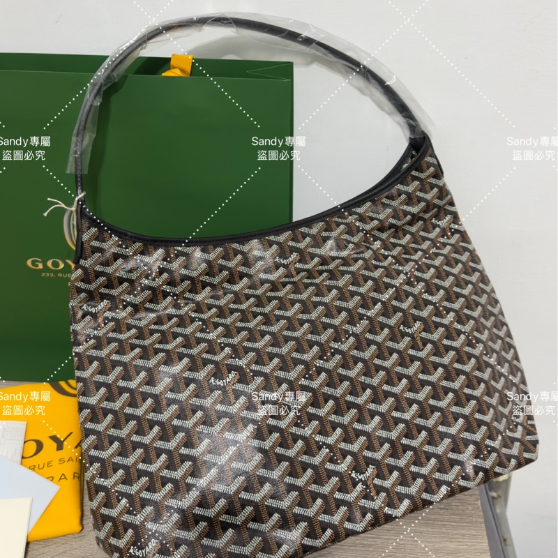 🖤Goyard hobo 黑色 🖤全新全配-19