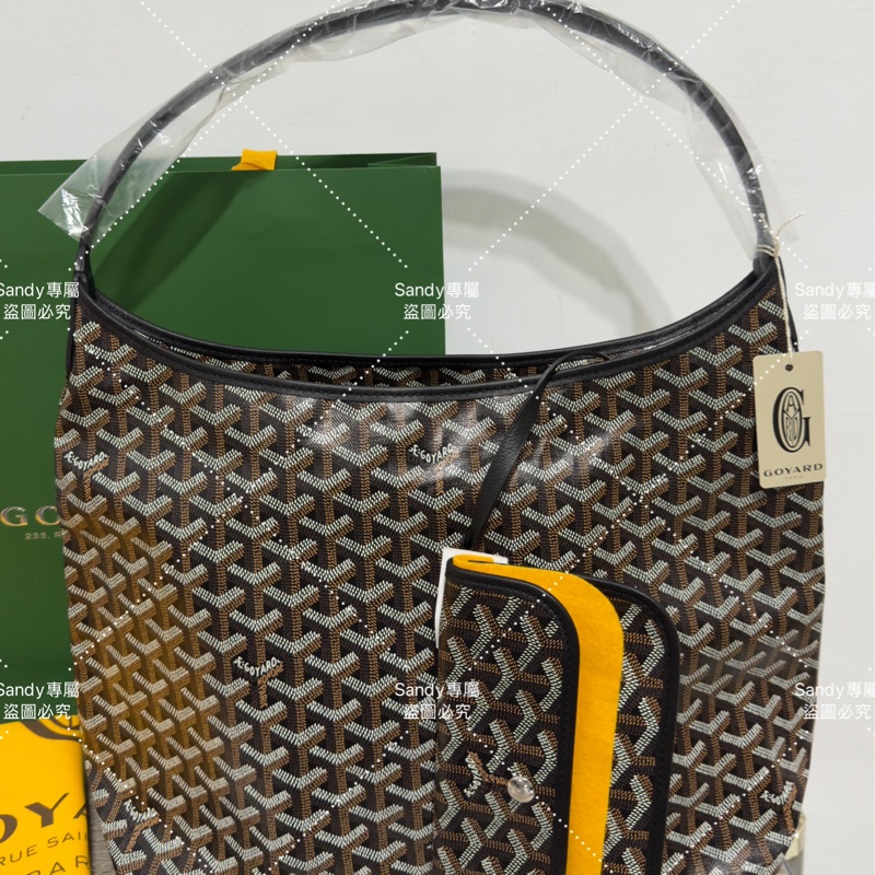 🖤Goyard hobo 黑色 🖤全新全配-38