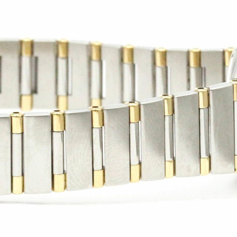 歐米茄星座系列鑽石18K金精鋼腕錶1367.10拋光款-6