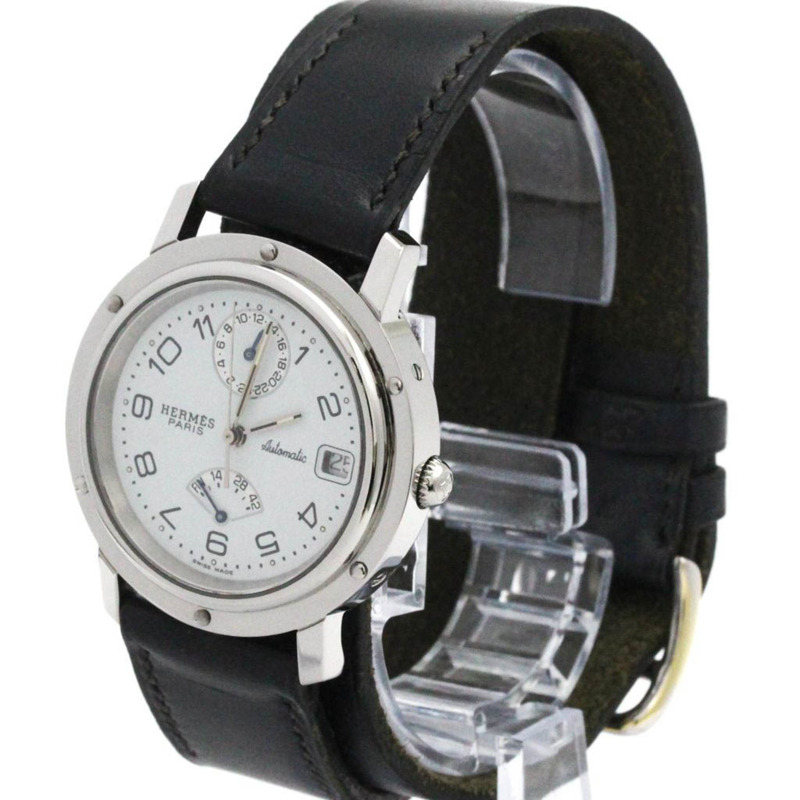 愛馬仕 Clipper 動力儲存精鋼自動腕錶 CL5.710 拋光-1