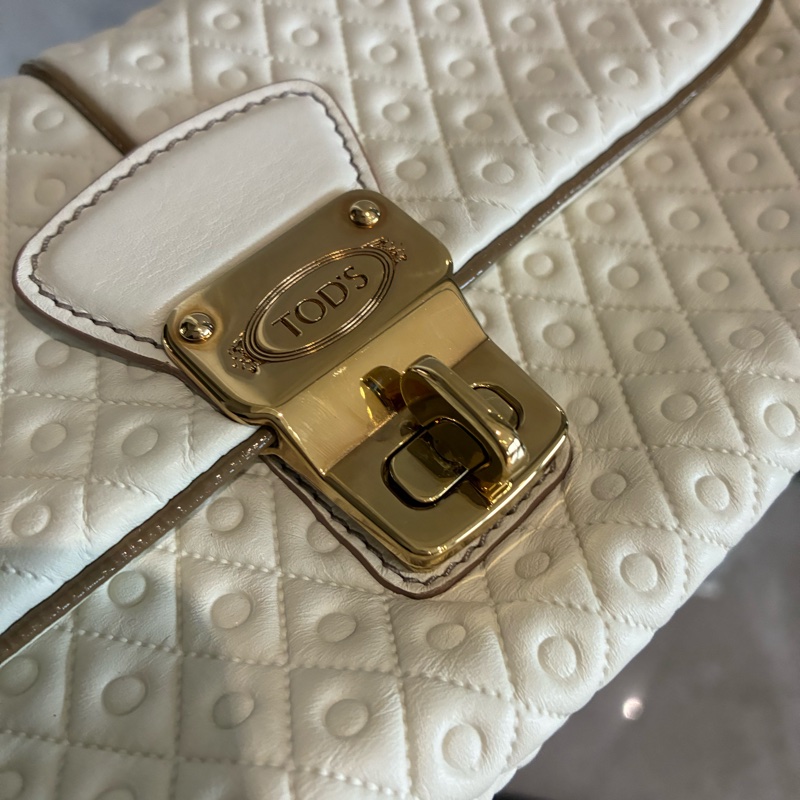 TOD’S 白色肩背包/腋下包-14
