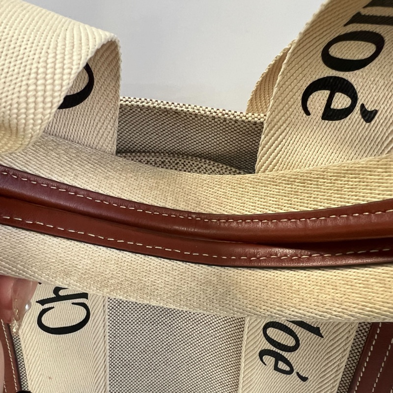 🍁Chloe Woody Medium  經典 托特包-4
