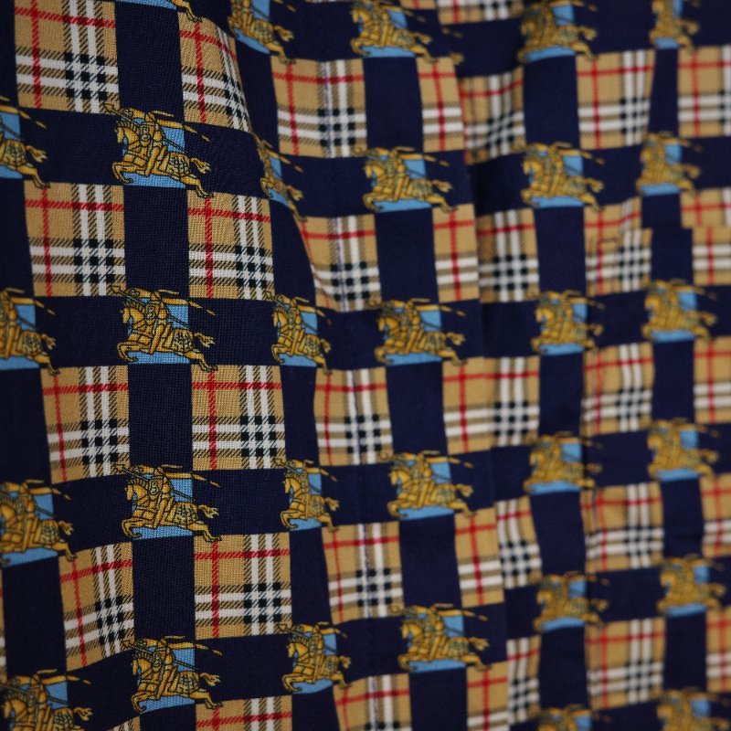 Burberry 巴寶莉 海軍藍 女裝 棉質襯衫-6