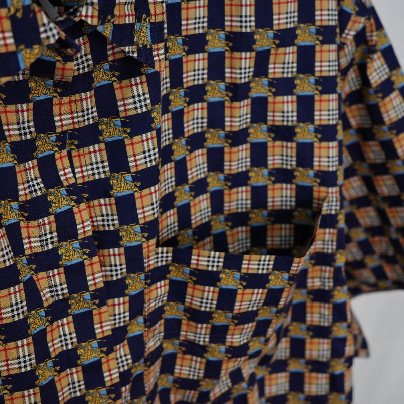 Burberry 巴寶莉 海軍藍 女裝 棉質襯衫-7