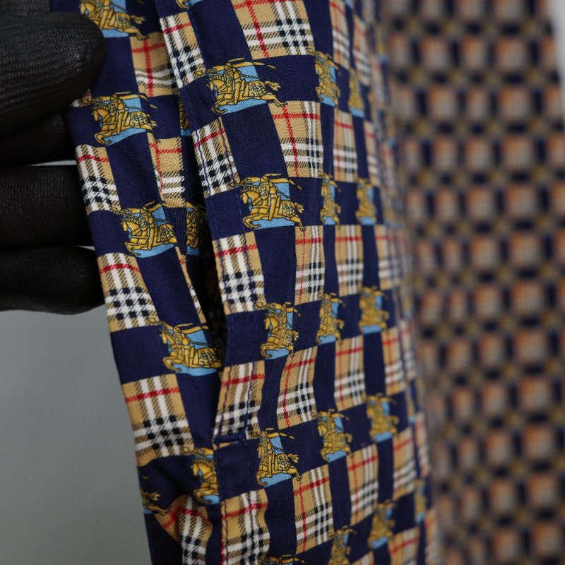 Burberry 巴寶莉 海軍藍 女裝 棉質襯衫-11