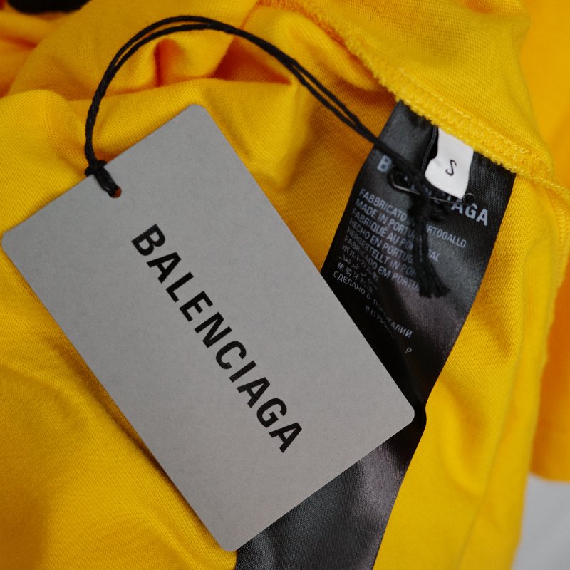 Balenciaga 巴黎世家 Political Campaign黃色手寫體 刺繡標誌 上衣-8