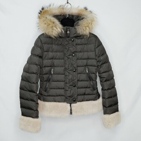 Moncler 蒙克萊 Grenoble Barrhorn 羽絨 羊毛飾邊 滑雪外套 羽絨外套