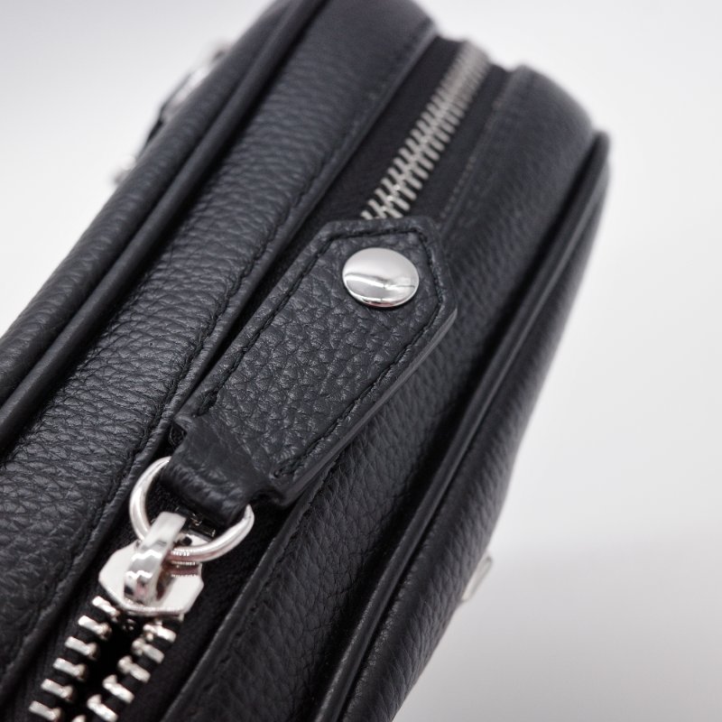 Vivienne Westwood 西太后 Anna 黑色 粒面仿皮 相機包 斜背包-8