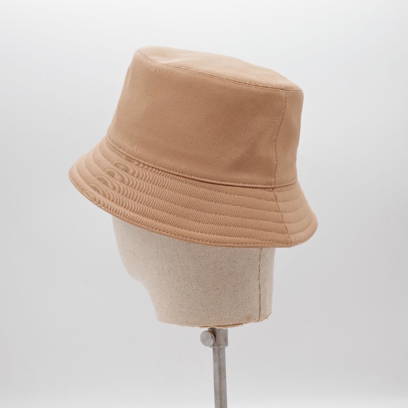Hermes愛馬仕 經典標誌 米色 棉質 漁夫帽-4