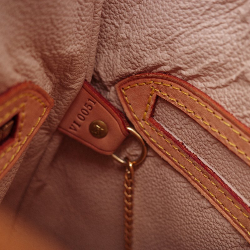 Louis Vuitton 路易威登Petit Bucket PM 經典 老花 帆布牛皮 單肩包 水桶包 肩背包-17