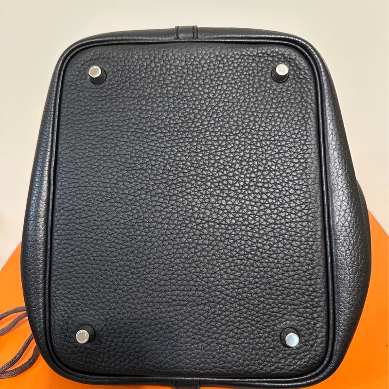 Hermes Picotin 22 黑銀W刻（極新二手、全配、美國專櫃購入）-4