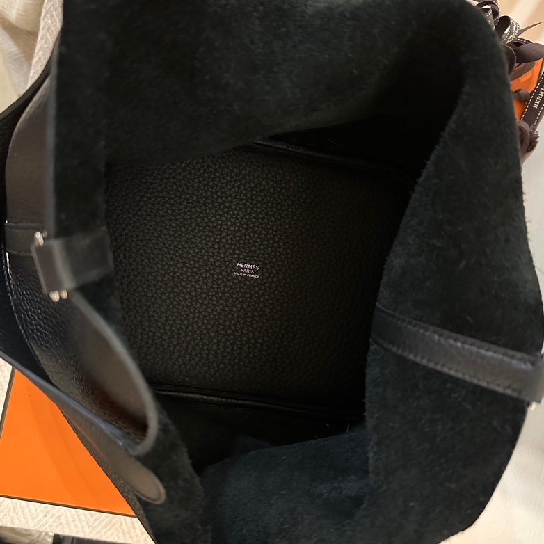 Hermes Picotin 22 黑銀W刻（極新二手、全配、美國專櫃購入）-11