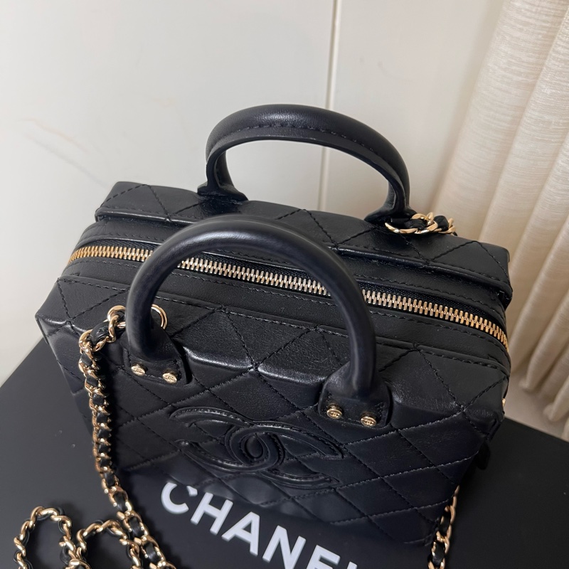 ෆ Chanel手提盒子包mini🈶發票-6