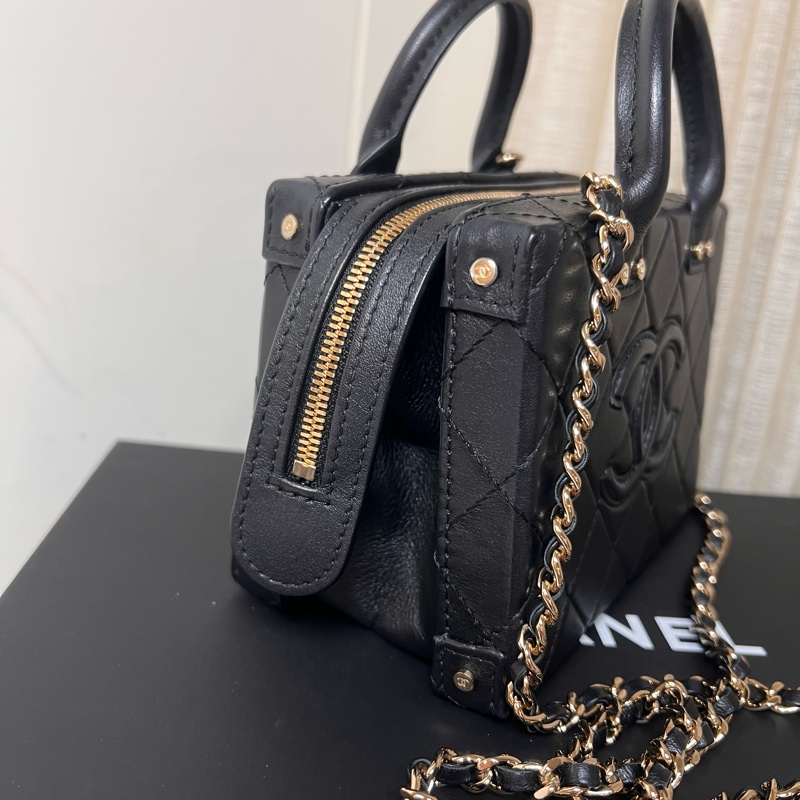 ෆ Chanel手提盒子包mini🈶發票-7